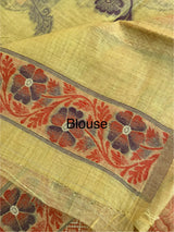 Jamdani silk Cotton Saree with thread work  MSJ790