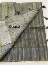 Tussar mix Semi silk saree with thread work MSS8930