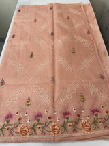 Silky kota embroidery saree MSK4331