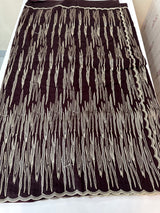 Semi soft Organza saree with zari thread work MSB8433 Coffee