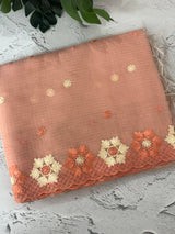 Soft Tissue kota embroidery saree MSK4660