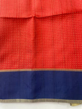 Semi silk saree with zari weaving  MSG6161