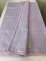 NetKota thread work saree MS22100- Lavender