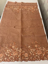 Soft kota silk saree with embriodery  MS12859