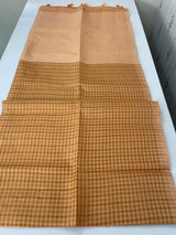 Semi silk saree with check weaving MSS8923