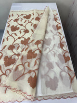 Moonga checks saree with Applique work  MSK765