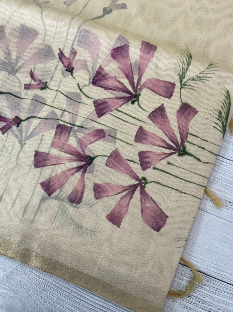 Soft Chanderi saree MS9899