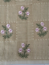 Netkota embriodery saree MS1496 Chiku