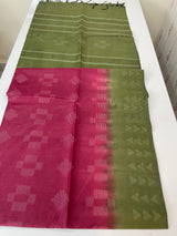 Bhagalpuri Semi tussar saree with contrast borders MST592
