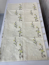 Mul chanderi embriodery saree MSH285