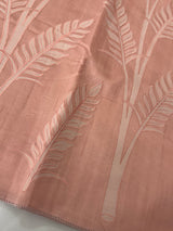 Blended Tussar silk saree with applique work- MSH193