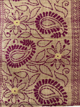 Matka Blended Tussar silk saree with kanta inspired thread work-  MS4800(2)
