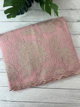 NetKota saree with tissue applique work MS15145 - PastelPink