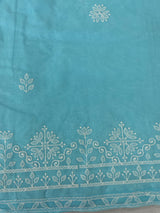 Cotton embriodery saree with blouse - MSH5566