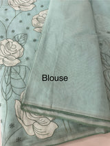 Soft Kota Chanderi saree with applique work MSH223