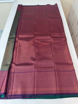Brocade semi silk saree MS67443