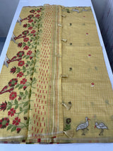 Jamdani silk Cotton Saree with thread work  MSJ790