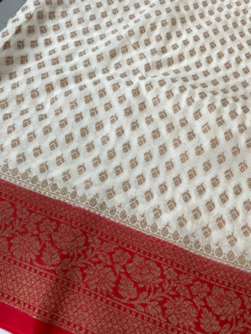 Banarasi viscose Georgette saree MKGS611