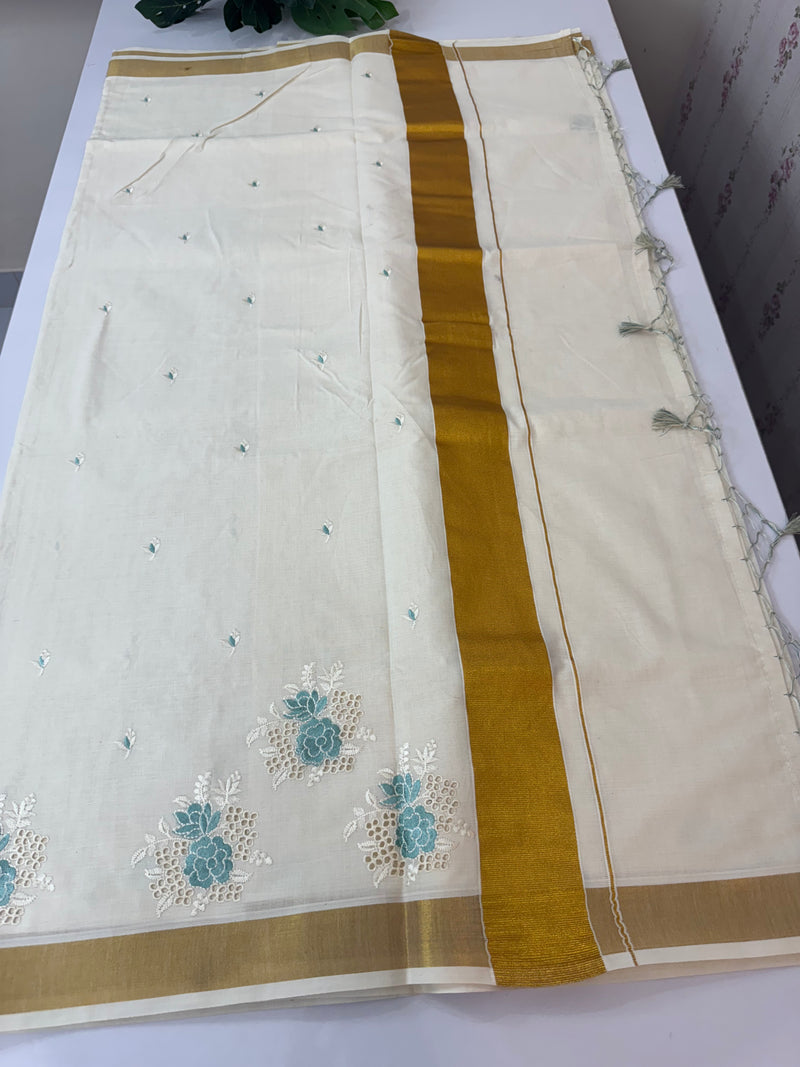 Kerala cotton saree - MSK102