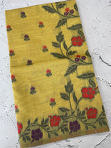 Jamdani silk Cotton Saree with thread work  MSJ790