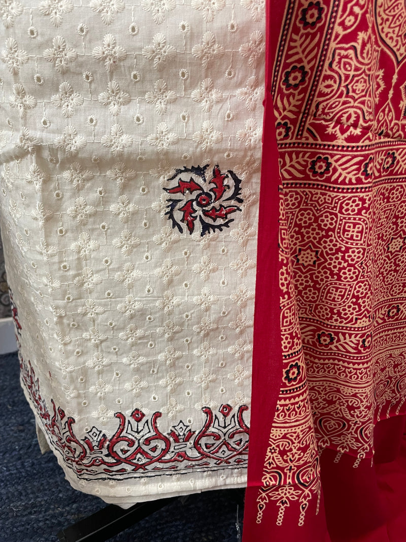 Hakoba unstitched salwar set - 6