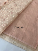 Kota silk saree with embroidery MSH199 PastelPeach