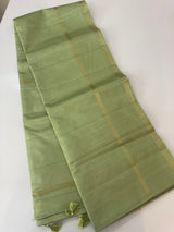 Semi silk saree with zari buttas  MSG6161- DustyGreen