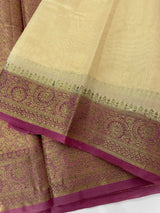 Semi silk saree with blouse MBS7855