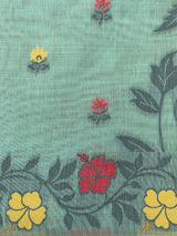 Jamdani silk Cotton Saree with thread work  MSJ787 (1)