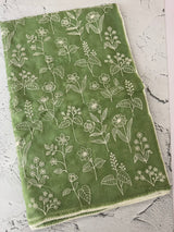Semi Soft Organza saree with thread work MOS588