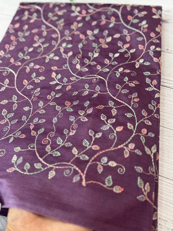 Pure desi tussar silk saree with embroidery- MTSS659 (3)