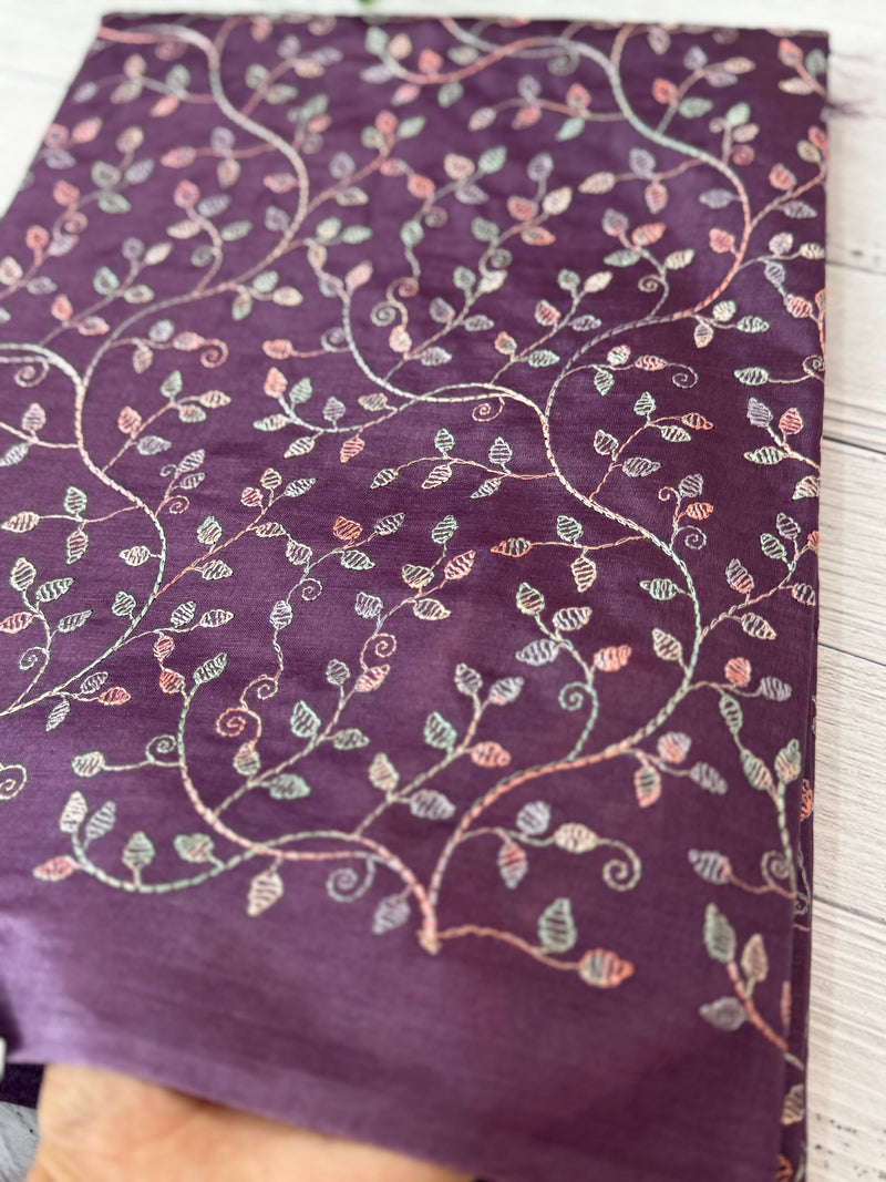 Pure desi tussar silk saree with embroidery- MTSS659 (3)