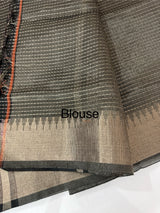 Semi silk sarees with temple border  MTS890