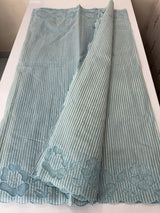 Mul chanderi saree with applique borders MSH111