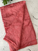 Art silk saree with embroidery SVPSMC - Peach