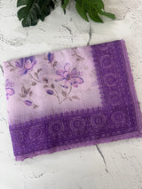 Silky kota saree with chikankari embriodery MSK4532