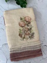 Semi linen saree with blouse MLS8765 (5)