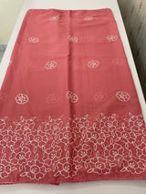 Georgette saree with embroidery work MSG456