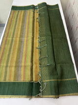 Multi color Semi silk saree with borders MSS489