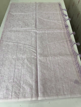 Moonga checks saree with embroidery MSH219 DustyLavender (2)