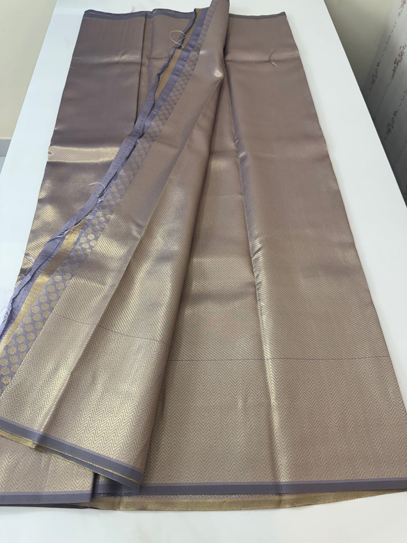 Pastel brocade semi silk sarees MS67443