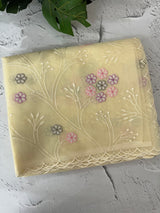 Viscose organza saree with thread work - MSH274