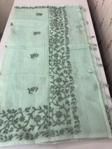 Premium NetKota saree with Hand Chikankari work  MSH246