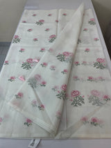 Silky kota embroidery saree MSK654