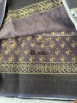Tissue linen saree MLS345