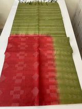 Bhagalpuri Semi tussar saree with contrast borders MST592