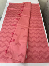 Art silk saree with embroidery MSA341 - Peach(2)