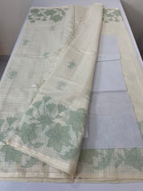 Soft Kota Jute linen saree MS49844