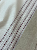 Soft Chanderi viscose silk saree with applique work MS1802