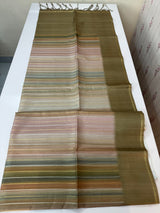 Multi color Semi soft silk saree with borders MSS590